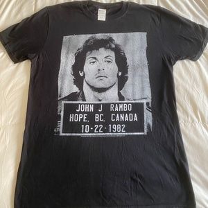 John Rambo T-shirt black medium NEW!